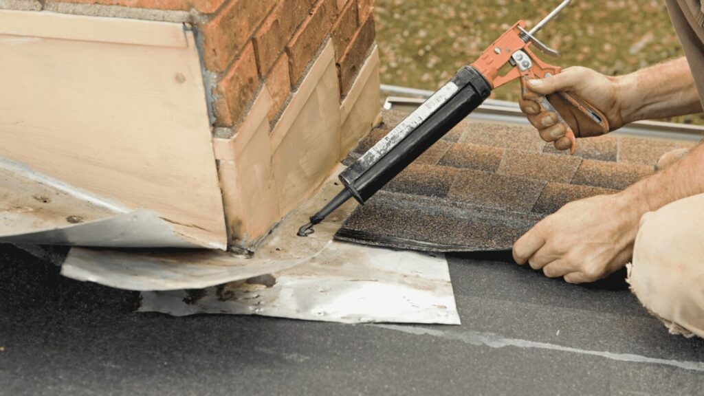 chimney flashing repair