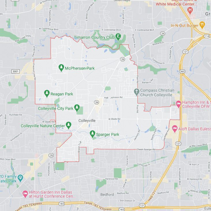 Service Areas 14 Colleyville TX
