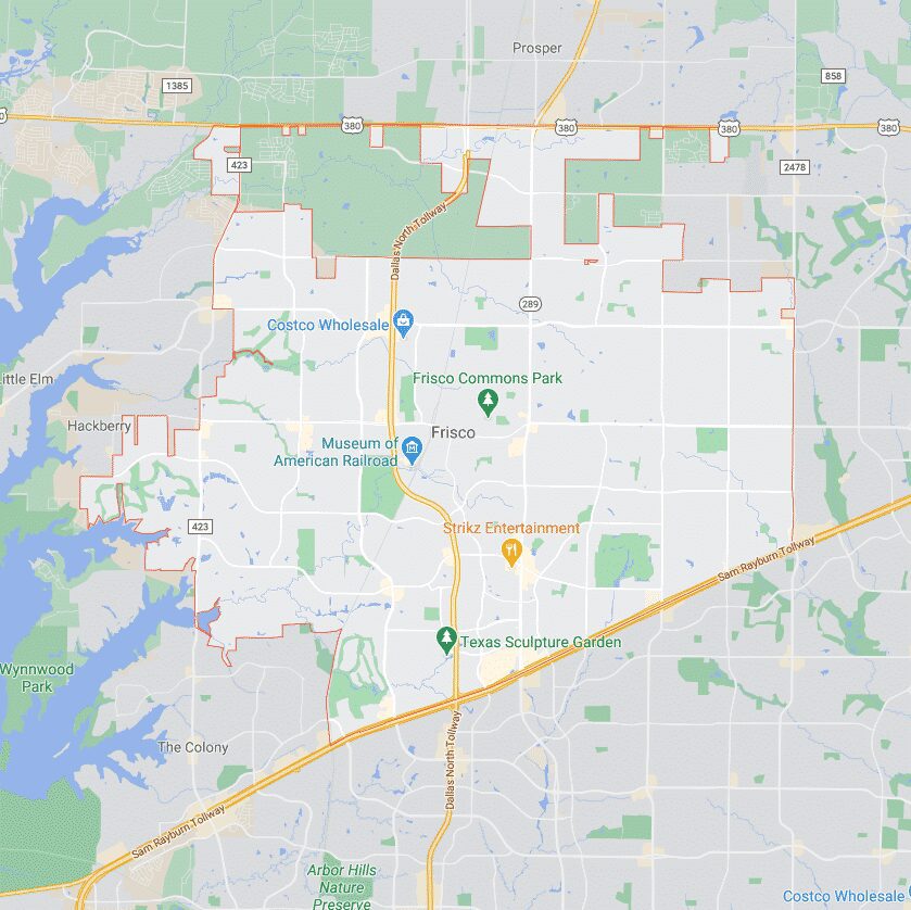 Service Areas 9 Frisco TX 1