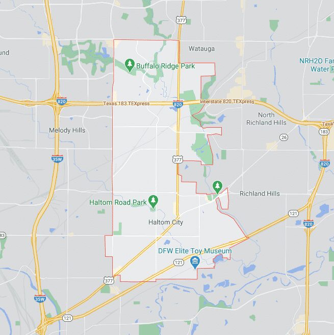 Service Areas 16 Haltom City TX