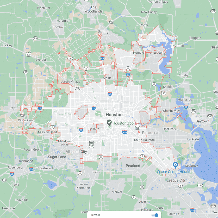 Service Areas 32 Houston TX