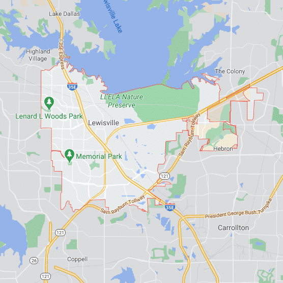Service Areas 5 Louisville TX