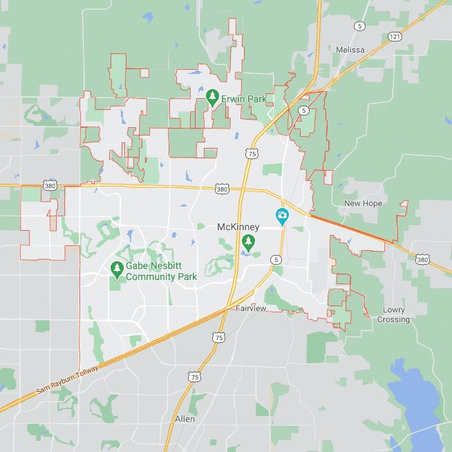 Service Areas 7 McKinney TX 1