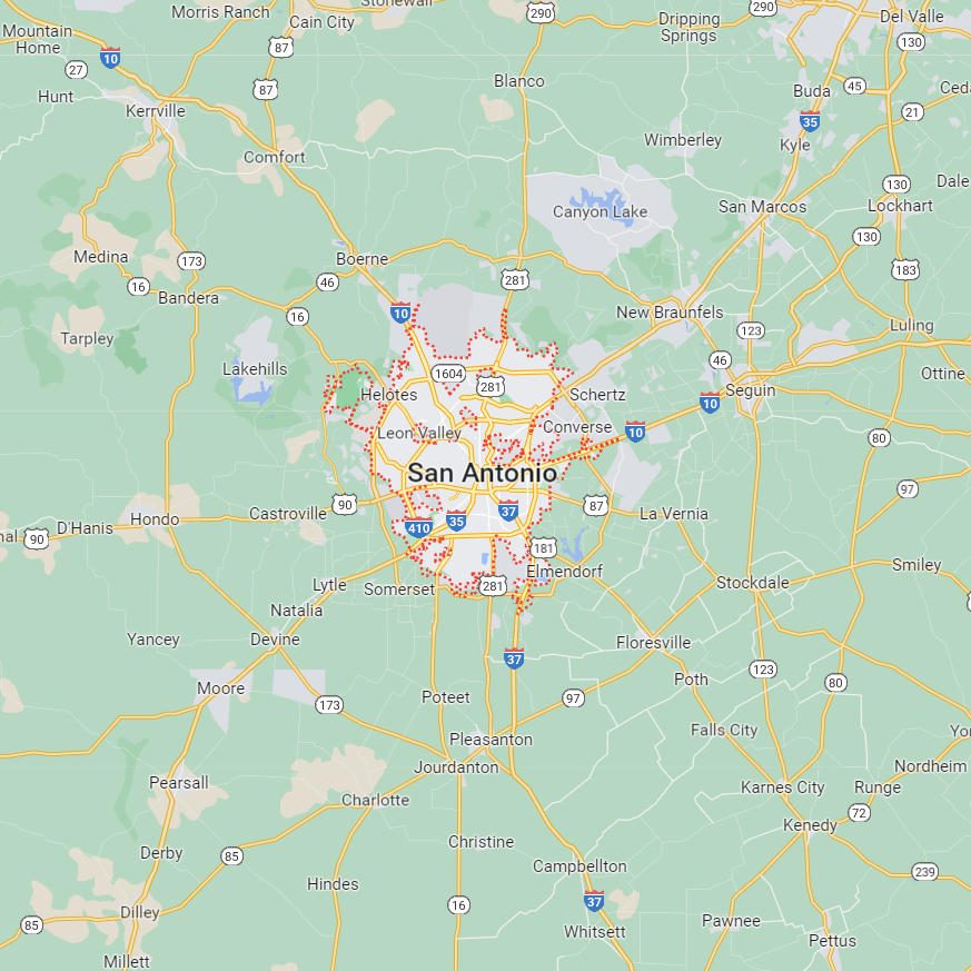 Service Areas 33 New San Antonio