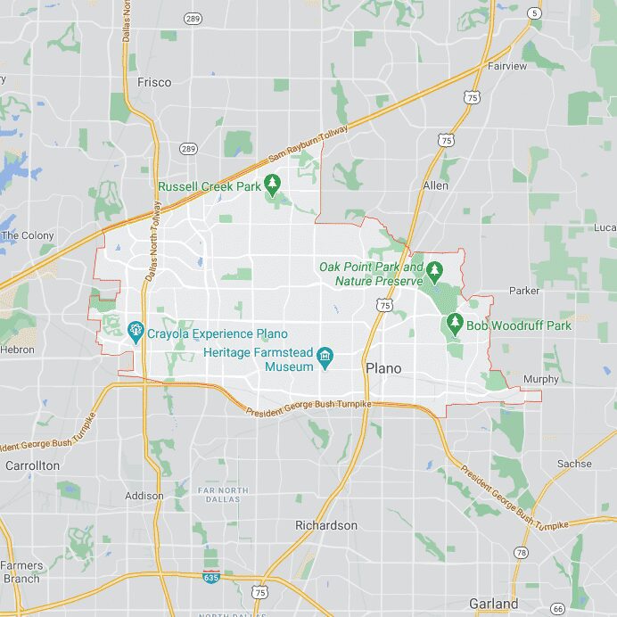 Service Areas 2 Plano TX