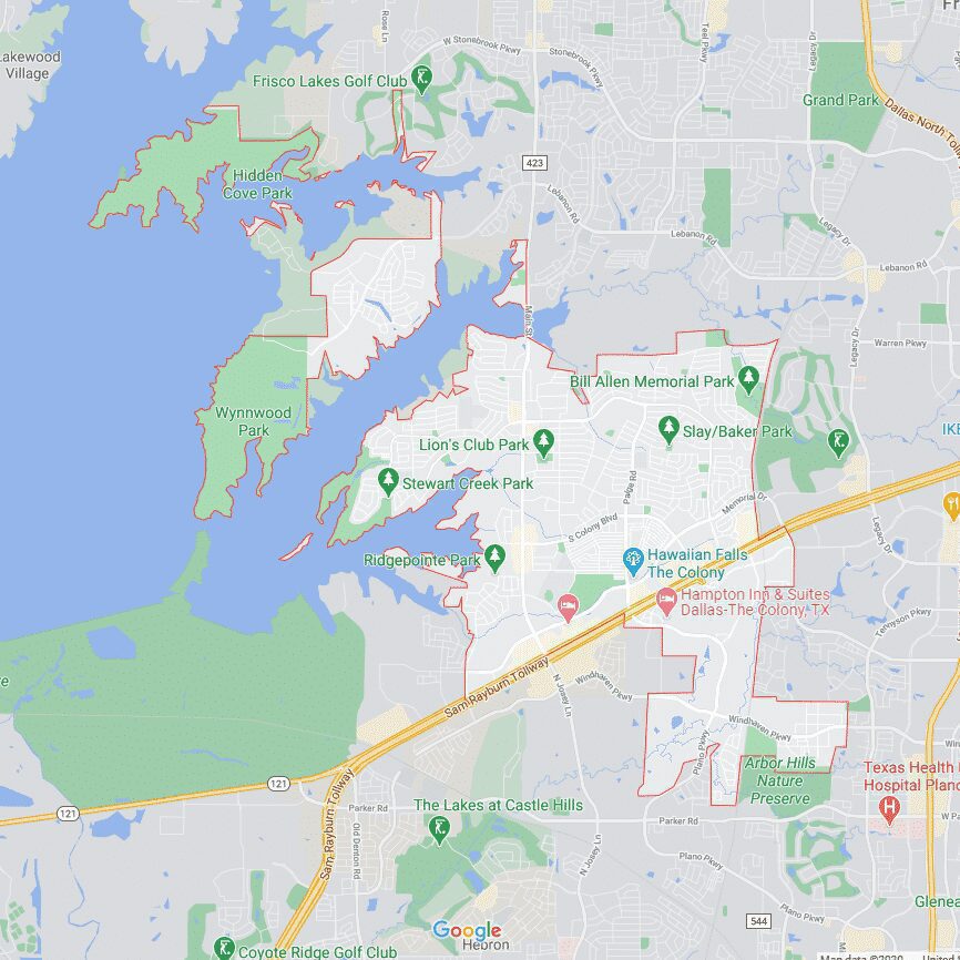 Service Areas 10 The Colony TX